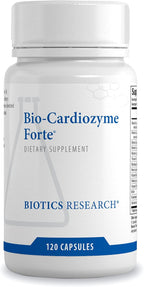 BIOTICS RESEARCH Bio Cardiozyme Forte, Multivitamínico cardíaco de amplio espectro, 120 cápsulas