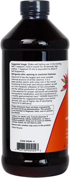 NOW Foods Ultra B-12 Líquido 5000 mcg - 2x473 ml