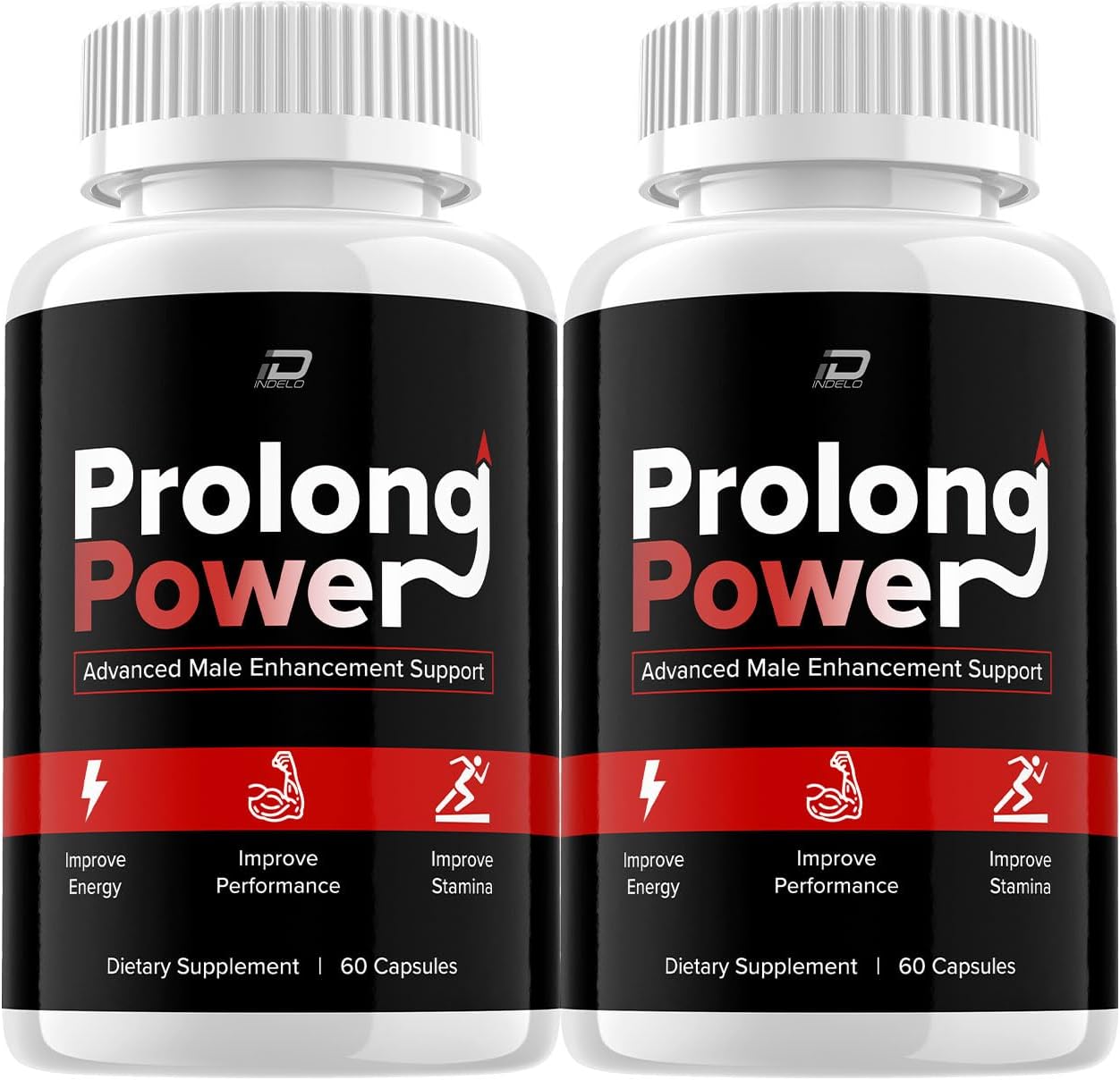 Prolong Power Pills, Suplemento para Hombres, Fórmula Natural, 120 Cápsulas (2 Envases)
