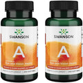 Swanson Vitamina A 10.000 UI (3.000 mcg RAE) - 250 Cápsulas Blandas (2 Paquetes)