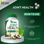 N'More ASU 400 mg - Insaponificables de Aguacate y Soja para Articulaciones - 60 Cápsulas