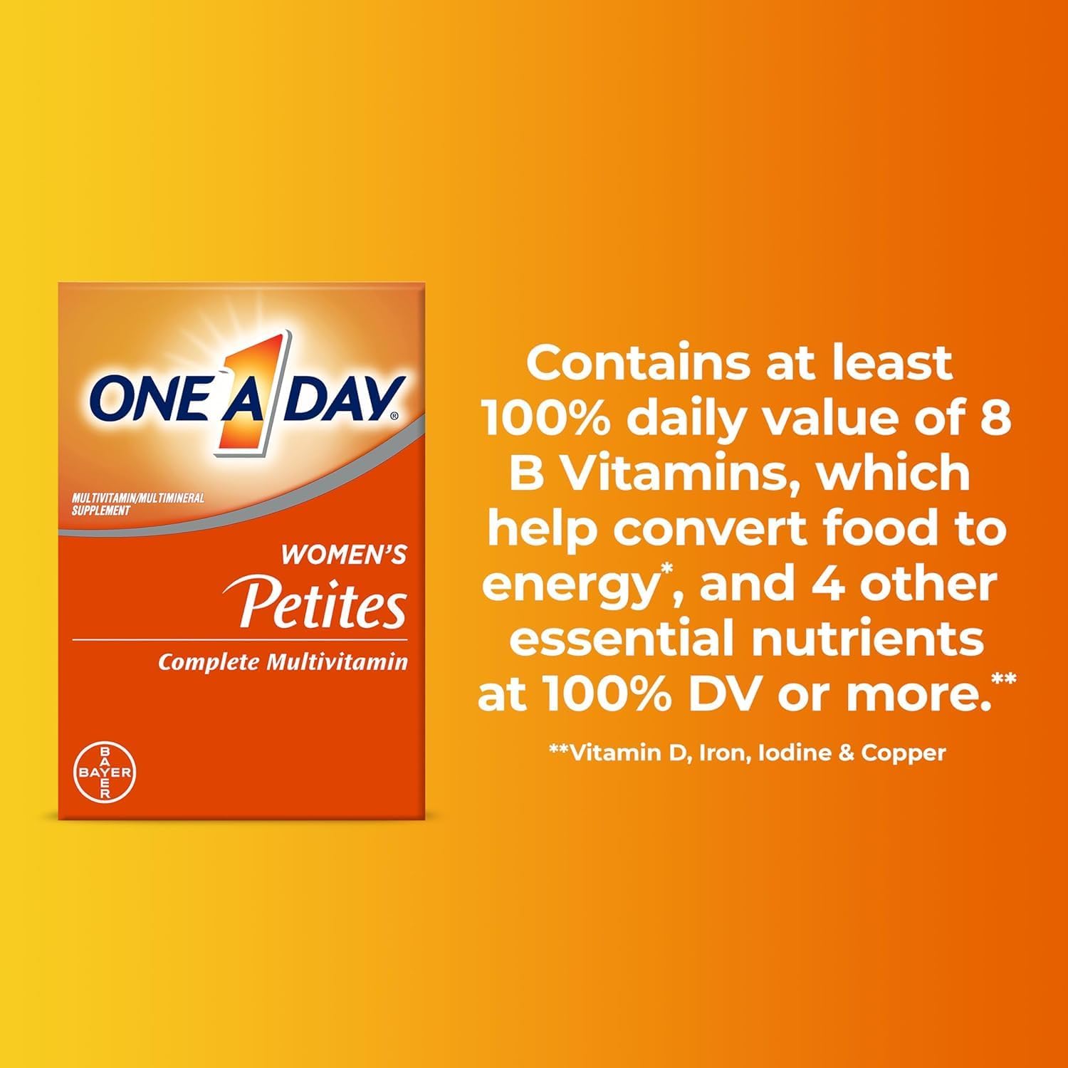 One-A-Day Multivitamínico Completo para Mujeres Petites, 160 comprimidos