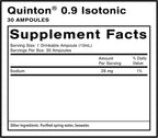 Quicksilver Scientific Original Quinton Solución Isotónica con Minerales de Agua de Mar y Agua de Manantial - 30 Viales Monodosis