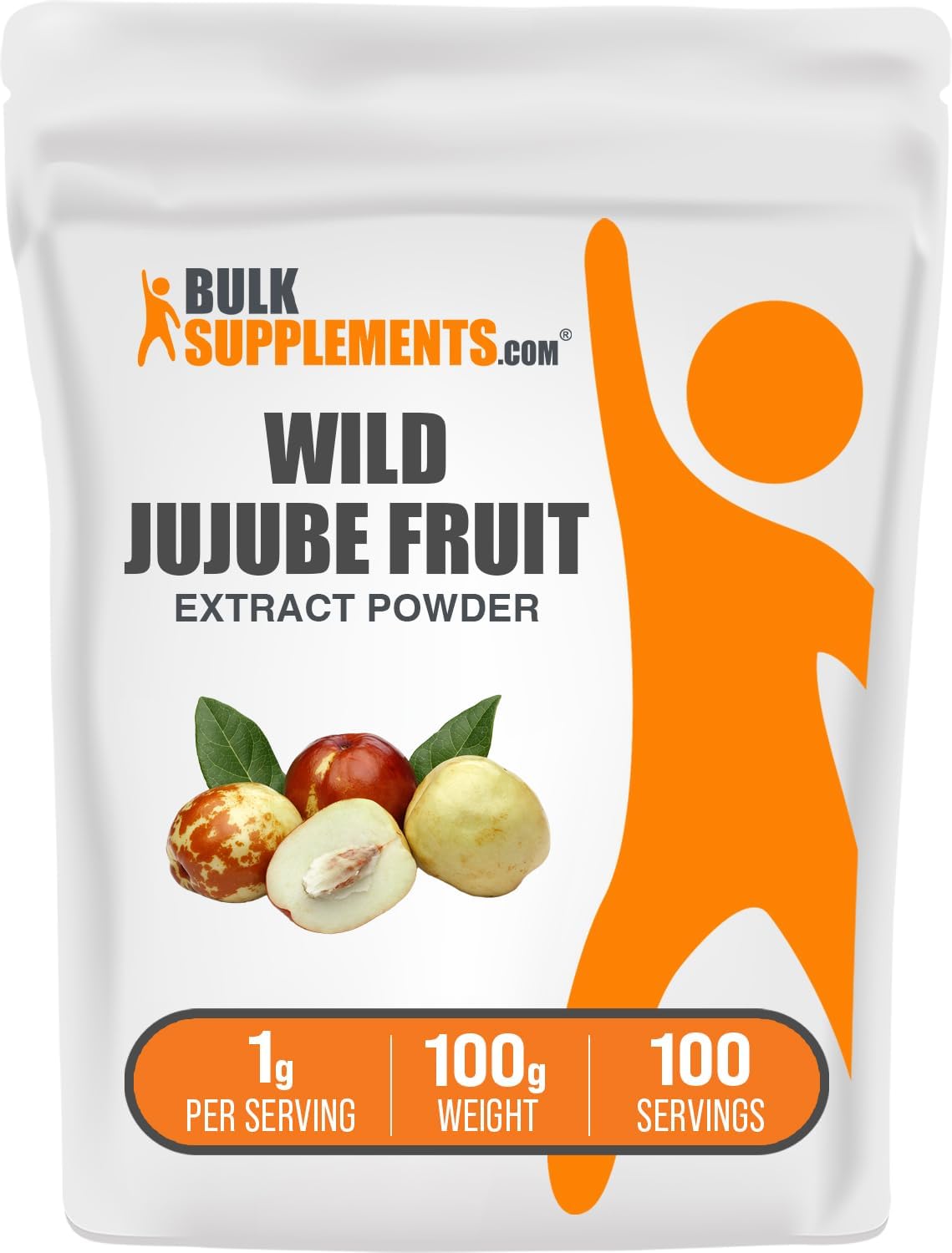 BulkSupplements.com Extracto de Azufaifo Silvestre en Polvo - 500g