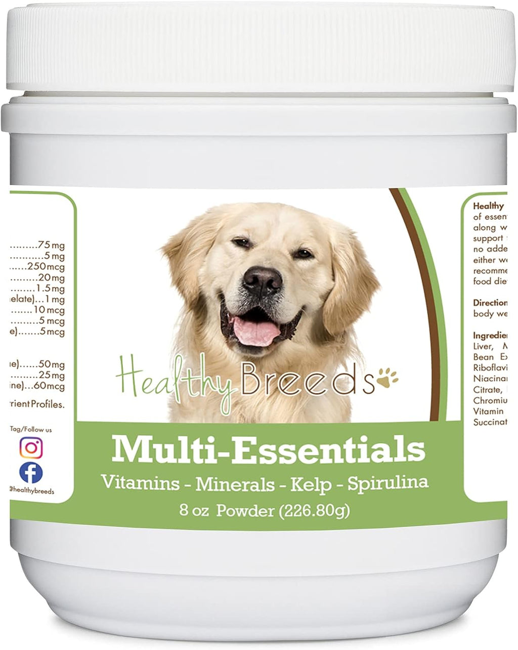 Healthy Breeds Golden Retriever Multi-Essentials Polvo para Perros - 227 g