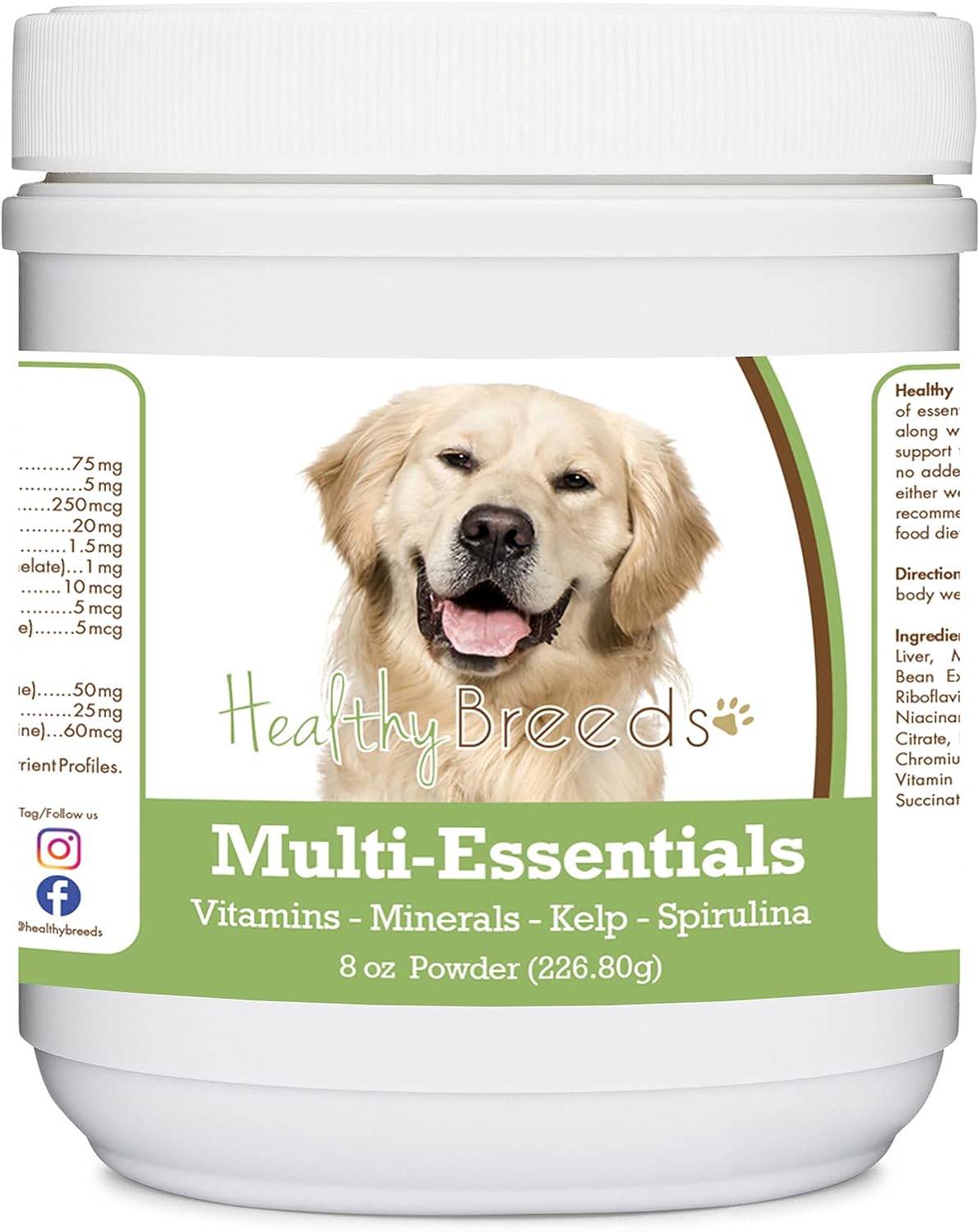 Healthy Breeds Golden Retriever Multi-Essentials Polvo para Perros - 227 g