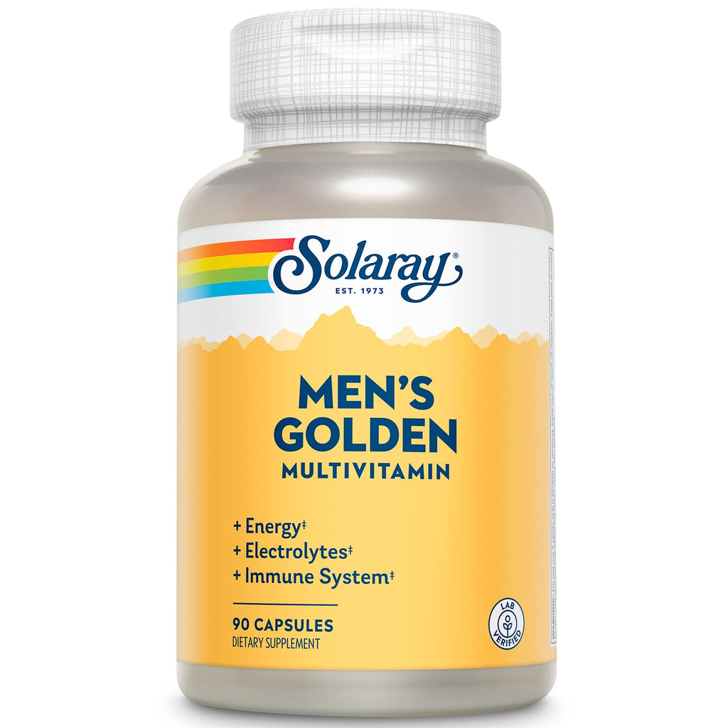 SOLARAY Golden Multi-Vitamin para Hombres - 90 Cápsulas