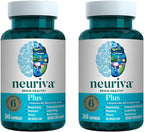 NEURIVA Plus Cápsulas para el Apoyo Cognitivo con Fosfatidilserina y Vitaminas B6 y B12 (60 cápsulas)