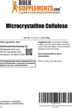 Polvo de Celulosa Microcristalina - MCC Grado Alimenticio - Excipiente, Aglutinante y Antiaglomerante, 500g