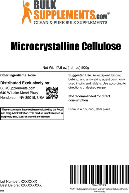 Polvo de Celulosa Microcristalina - MCC – Mejora de la textura y biodisponibilidad: Al actuar como diluyente, – Image 2