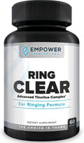 Ring Clear Fórmula Natural para el Alivio del Zumbido en los Oídos - 30 Días