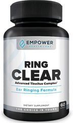 Ring Clear Fórmula Natural para el Alivio del Zumbido en los Oídos - 30 Días