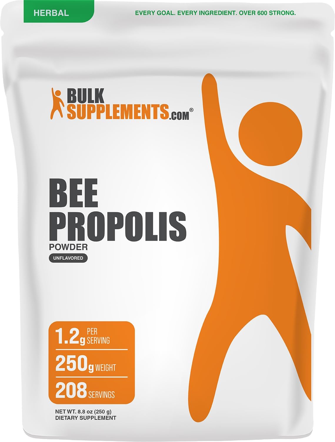 BulkSupplements.com Polvo de Propóleo de Abeja - 500 g (1.1 lbs)