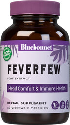 BlueBonnet Nutrition - Feverfew Leaf Extract, 60 Vegetable Capsules