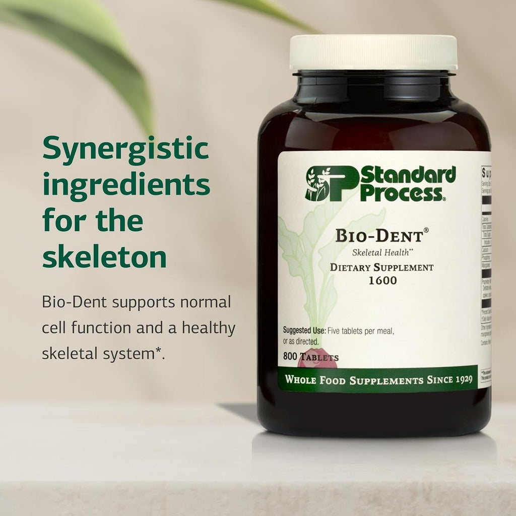 Standard Process Bio-Dent - Suplemento para la Salud Ósea y Dental - 800 Comprimidos