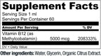 Live Conscious Vitamina B12 Sublingual 5000mcg - Gotas de Metilcobalamina Veganas (2 Envases)