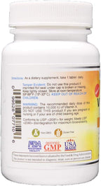 Wonder Laboratories Vitamina A 10.000 UI, como Palmitato, de Aceite de Hígado de Bacalao – 100 Comprimidos