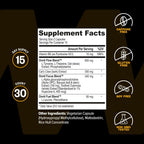 ONNIT Alpha Brain - Suplemento Nootrópico para Concentración, Memoria y Claridad Mental con L-Teanina y Vitamina B6, 30 Cápsulas