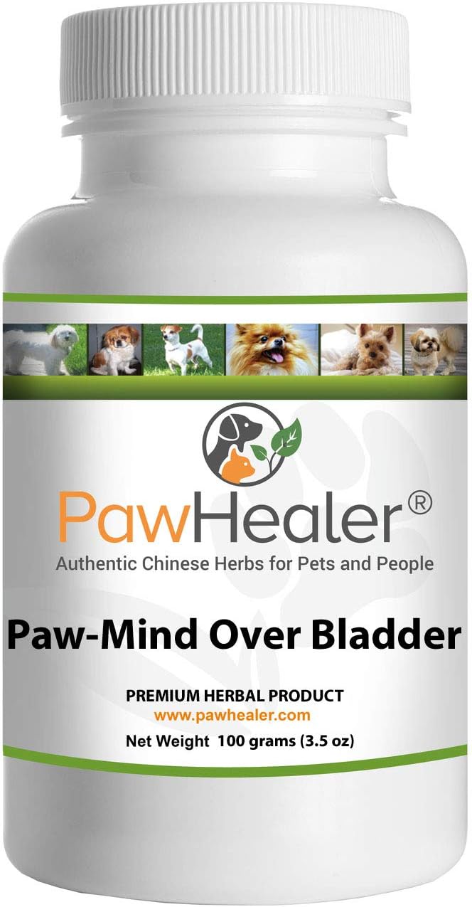 Paw Mind Over Bladder - Remedio Herbal para la Incontinencia Urinaria en Perros - 100g en Polvo