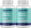 BESTVITE Ascorbil Palmitato 500 mg - 240 Cápsulas Vegetales (Pack de 2)