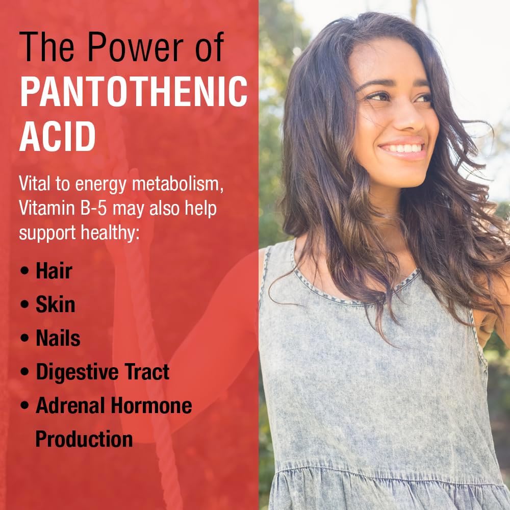 Solaray Ácido Pantoténico 250mg - Vitamina B5 - 100 Cápsulas
