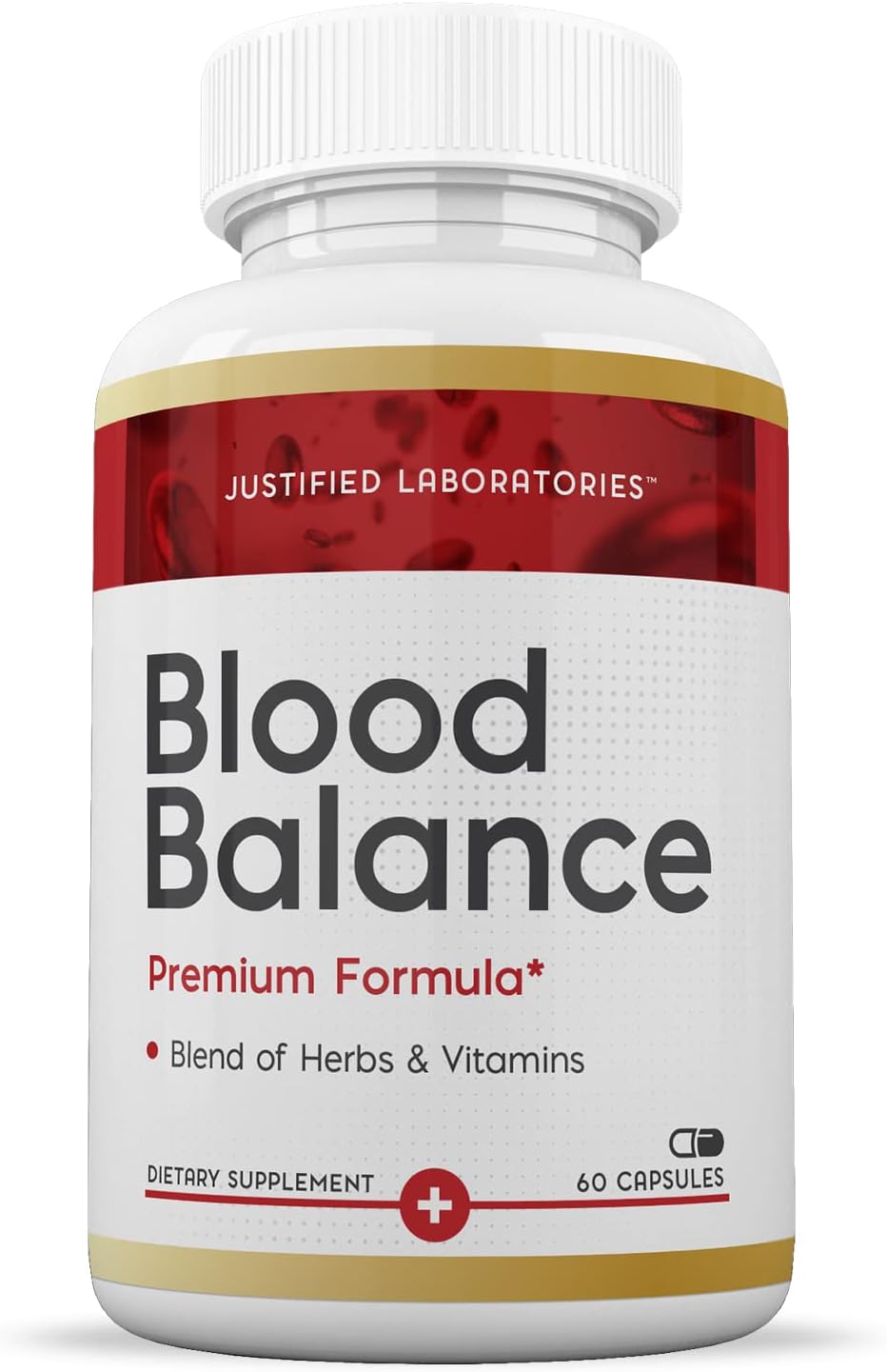 Justified Laboratories Blood Balance - 120 Cápsulas (2 Envases) - Fórmula Avanzada con Espino Blanco, Vitaminas y Hierbas