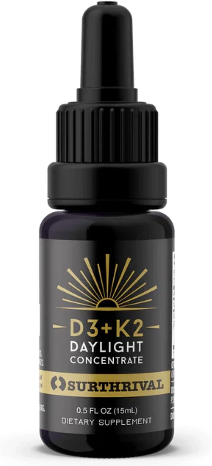 Surthrival Concentrado Daylight Vitamina D3+K2, 0.5 oz (270 dosis)