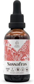 Extracto de Sasafrás sin Alcohol - Tintura Natural Pura, 118 ml