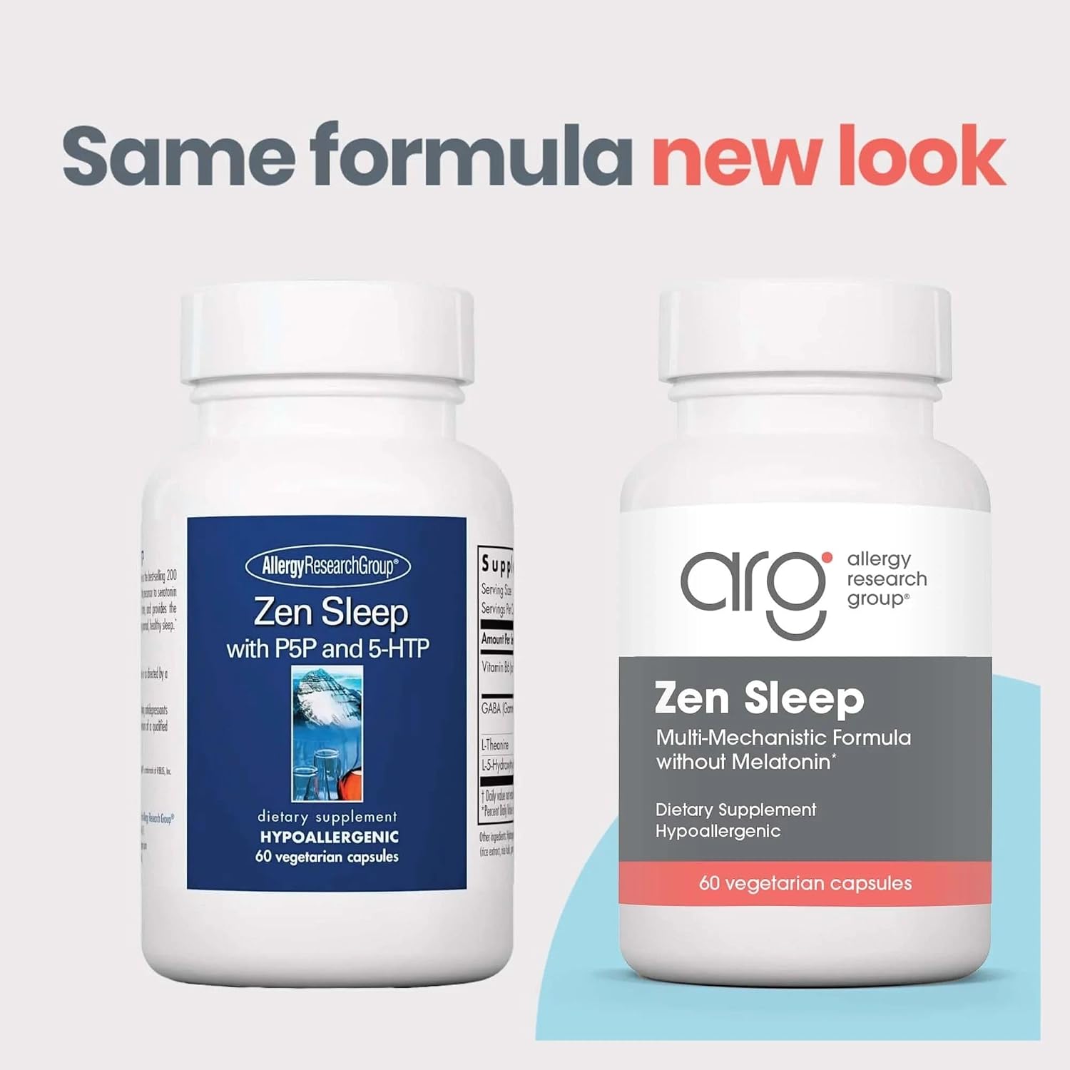 Nutricology ZenMind Nighttime - 550 mg GABA & 200 mg L-Teanina - Fórmula Nocturna - 60 Cápsulas Vegetarianas