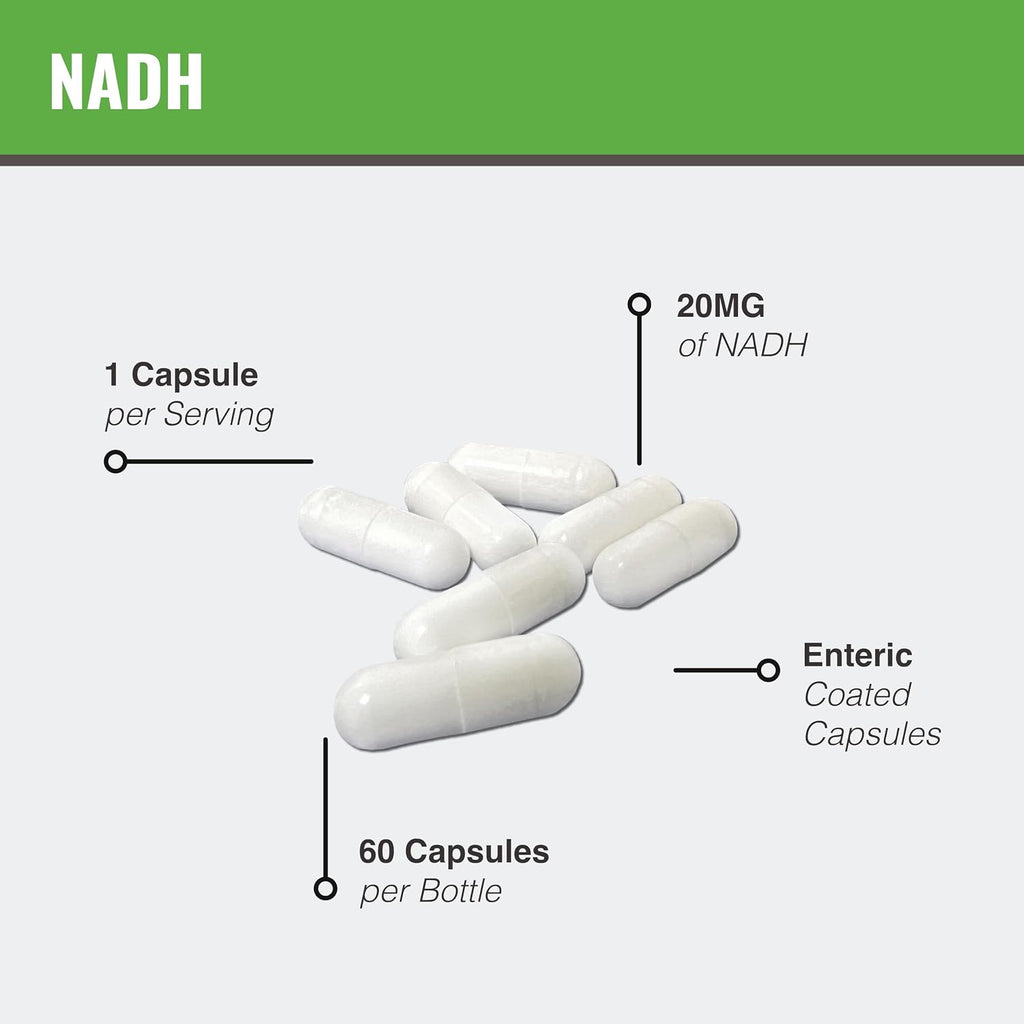 MAAC10 NADH 20 mg, 60 Cápsulas – Energía y Longevidad