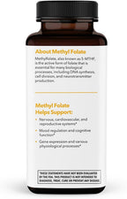 LifeSeasons Essentials Methyl Folate Quick Melts – Suplemento de Metilfolato 5-MTHF – 60 Comprimidos de Disolución Rápida Sabor Limón