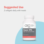 ARG Super EPA - Concentrado de Omega-3 720 mg EPA y 480 mg DHA - 60 Cápsulas Blandas