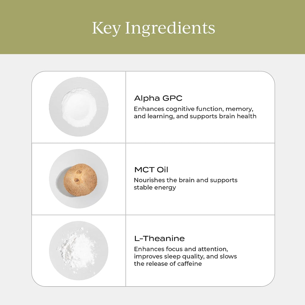CYMBIOTIKA Nootropic Creamer – Crema de Café Nootrópica con MCT, Alpha GPC y L-Theanine – Sabor Coco y Vainilla – 30 Servicios