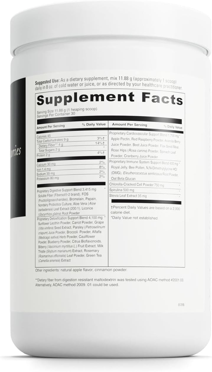 DAVINCI Labs Spectra Greens Detoxifier - Suplemento Verde Detox con Probióticos y Enzimas Digestivas (356.25 g, 30 porciones)