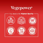 VEGEPOWER Vitamin B12 + D3 Gummies Veganas - 90 unidades - Sabor Naranja