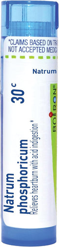 Boiron Natrum Phosphoricum 30C – 80 glóbulos – Remedio homeopático para la acidez estomacal