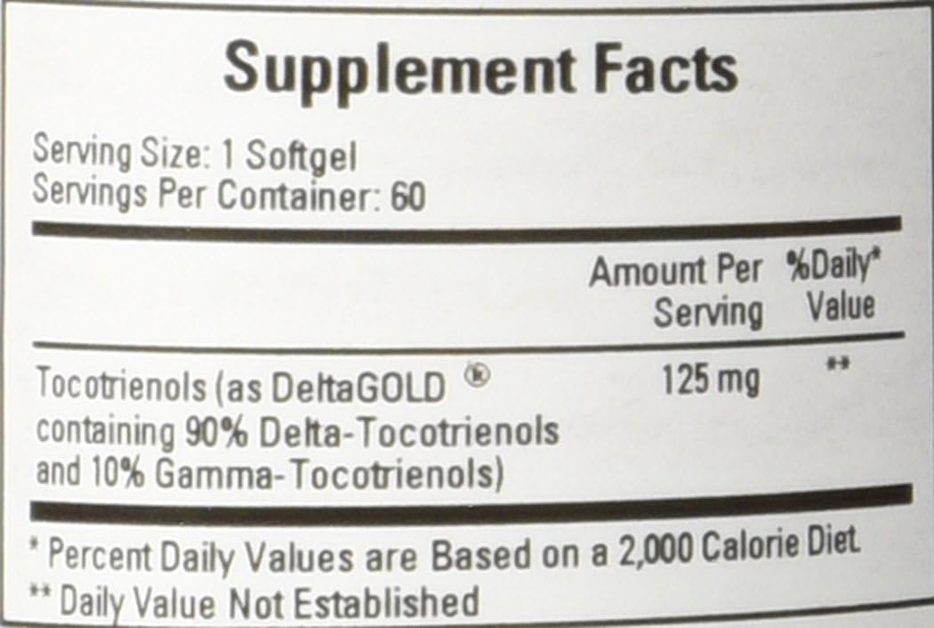 Ecological Formulas - Annatto Tocotrienoles 125 mg 60 cápsulas blandas
