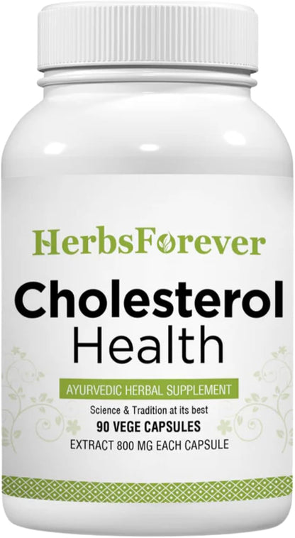 Herbsforever Cholesterol Health Support - – Guggulipid : Extraído de la resina del árbol Commiphora mukul, – Image 1