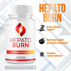 (Paquete de 2) Cápsulas Hepato Burn - Suplemento con Ingredientes Naturales Premium, 120 Cápsulas