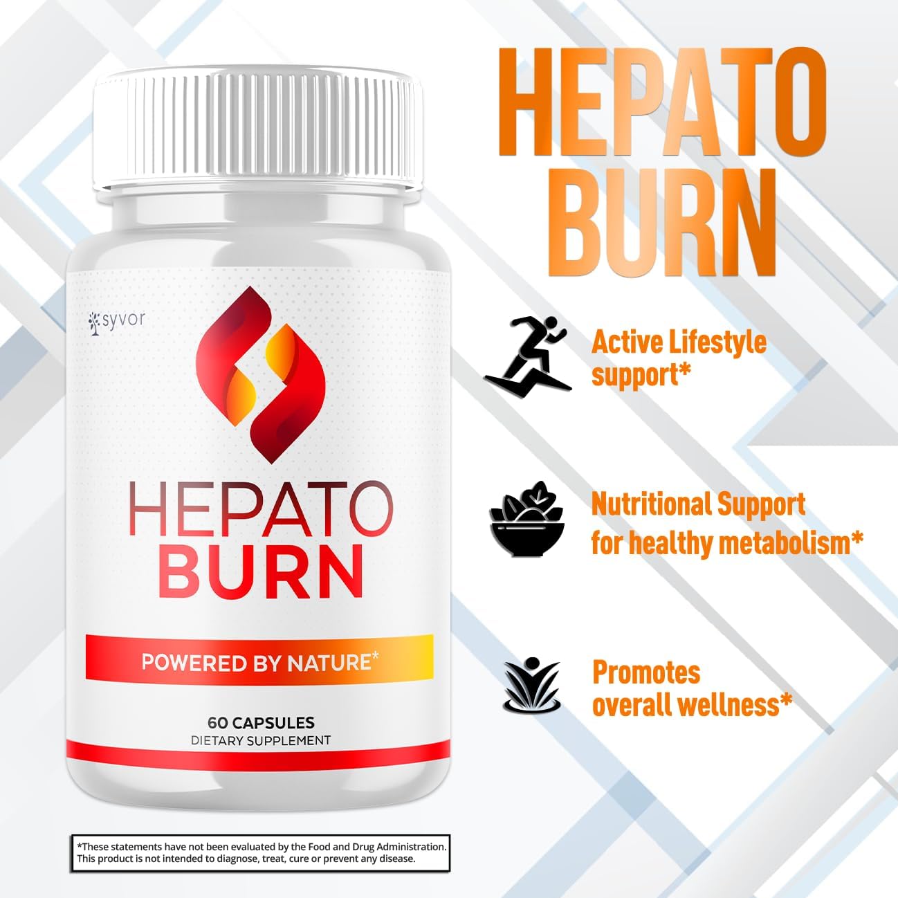 Hepato Burn (5 Pack) - Cápsulas Naturales para Energía y Fitness, 300 Cápsulas