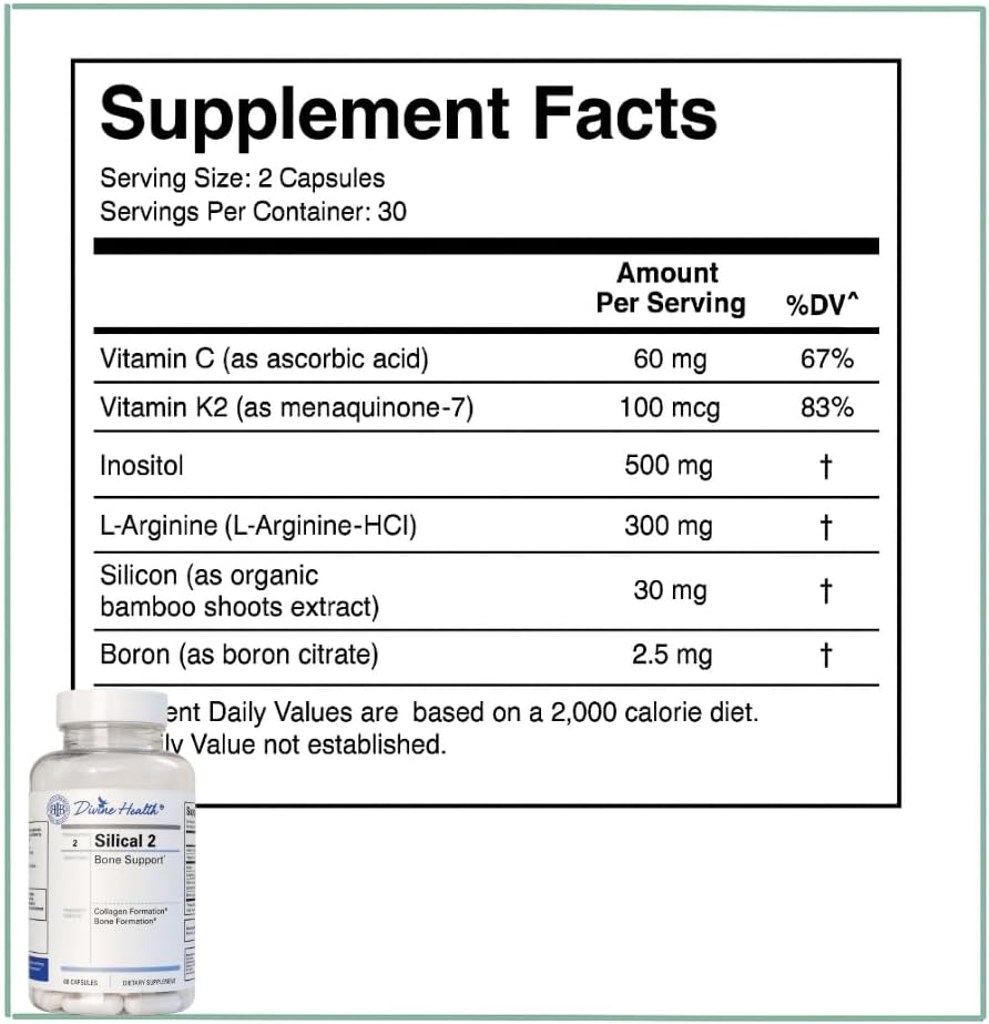 Divine Health - Dr. Colbert MD Silical System - Apoyo Óseo con Silical 1 y Silical 2