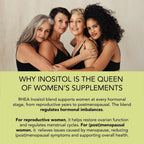 RHEASILVIA Myo-Inositol y D-Chiro Inositol 40:1 con Folato y Magnesio | 60 Cápsulas