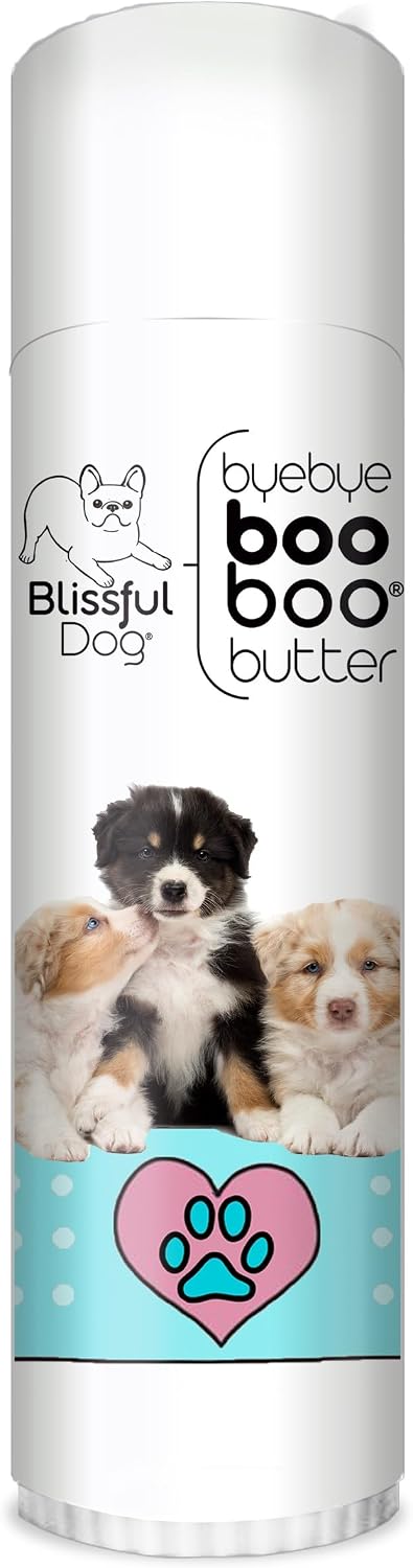 The Blissful Dog .50 oz Tubo de Mantequilla Booboo Pastor Australiano