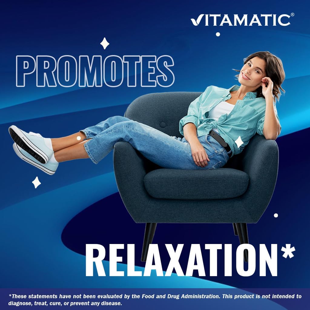 Vitamatic L-Teanina 400mg por dosis - 240 comprimidos - Sin OGM, sin gluten