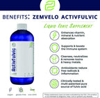 ActivFulvic – Suplemento Líquido de Ácido Fúlvico | 32 Días | Salud Digestiva y Absorción de Nutrientes