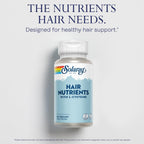 Solaray Hair Nutrients con L-Cisteína - Suplemento para la Salud Capilar - 60 Cápsulas Veganas