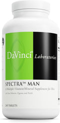 DAVINCI Labs Spectra Man - Complemento alimenticio para hombres con vitaminas, minerales, aminoácidos y hierbas - 240 comprimidos