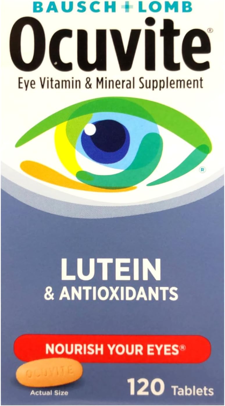 Bausch & Lomb Ocuvite con Luteína - 120 Comprimidos