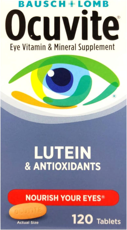 Bausch & Lomb Ocuvite con Luteína - 120 Comprimidos – Image 1