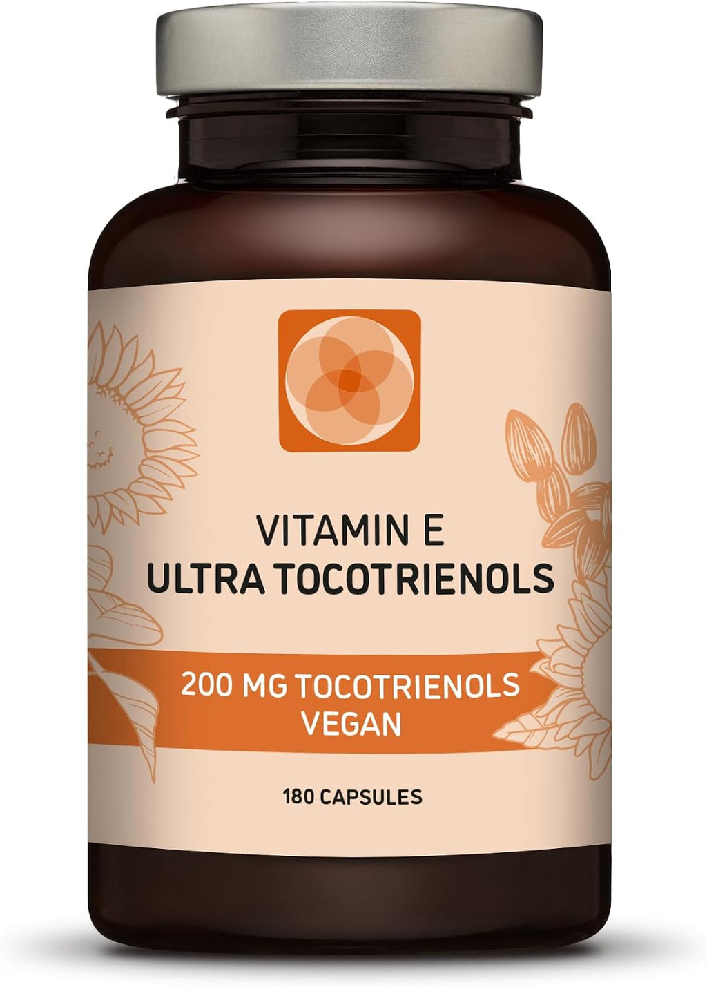 Procapsin Ultra Tocotrienol 200mg Vitamina E Vegano – Todos los 4 tocotrienoles (30 cápsulas)